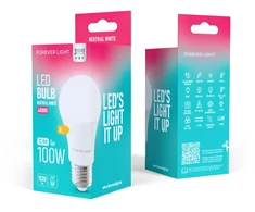 Eko Light Telforceone Forever Light LED Bulb E27 A60 12.8W 1520lm 4000K class E