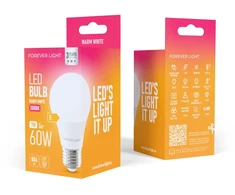 Eko Light „Telforceone Forever Light“ LED lemputė E27 A60 7W 806lm 3000K E klasė