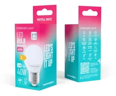 Eko Light „Telforceone Forever Light“ LED lemputė E27 G45 4,2 W 480 lm 4000 K, E klasė