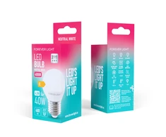„Telforceone Forever Light“ LED lemputė E27 G45 4,2 W 480 lm 4000 K, E klasė