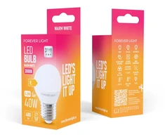 „Telforceone Forever Light“ LED lemputė E27 G45 4,2 W 480 lm 3000 K, E klasė