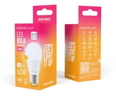 „Telforceone Forever Light“ LED lemputė E27 G45 7,2 W 840 lm 3000 K, E klasė