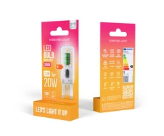 Telforceone Forever Light LED Bulb G9 2.2W 200lm 3000K class F