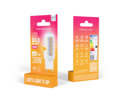 Telforceone Forever Light LED Bulb G9 3.6W 440lm 3000K ceramic class F