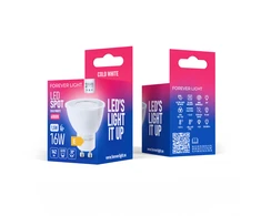 „Telforceone Forever Light“ LED lemputė GU10 38° 1,5 W 142 lm 6000 K, E klasė