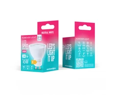 Telforceone Forever Light LED Bulb GU10 38° 1.5W 142lm 4000K class E