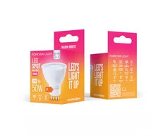 „Telforceone Forever Light“ LED lemputė GU10 38° 7.2W 585lm 3000K F klasė