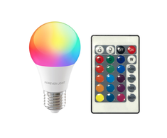 Telforceone Forever Light LED Bulb RGB E27 A60 8W 850lm 4000K class F
