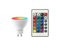 Telforceone Forever Light LED Bulb RGB GU10 4.8W 440lm 4000K class F