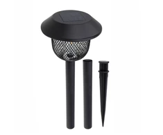 Telforceone Forever Light Solar LED Lamp Steel Post SUNARI FLS-30 juodas