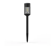 Telforceone Forever Light Solar LED Lamp Steel Post SUNARI FLS-15 juodas