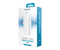 Forever power bank TB-100M 10000 mAh baltos spalvos