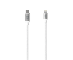 TelForceone Forever MFI kabelis USB-C - Lightning 1,2 m 3A 20W WHP12321 baltas