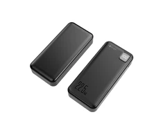 Telforceone Forever power bank TB-300L PD QC 22,5W 20000 mAh juodas