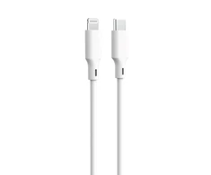 Forever recycling kabelis USB-C - Lightning 1,5m 3A KR12-CL-00 baltos spalvos
