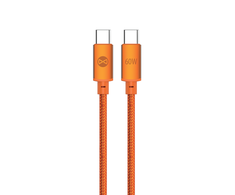 Telforceone Forever Saffron cable USB-C - USB-C 1,0 m 60W oranžinis