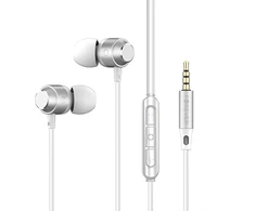 Telforceone Forever su laidu ausinės EP-01 jack 3,5mm baltas