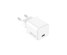 Telforceone Forever TC-08-30C GaN PD QC charger 1x USB-C 30W baltos spalvos