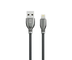 Forever Tornado kabelis USB - Lightning 1,0 m 3A juodos spalvos