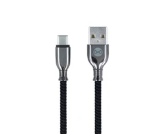 Forever Tornado kabelis USB - USB-C 1,0 m 3A juodos spalvos