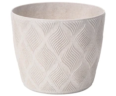 FORM PLASTIC Bikuva.lt Vazonas Flow Petit Eco, 17 cm, Baltas