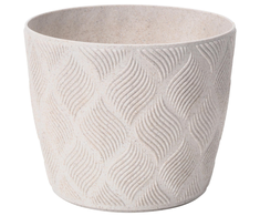 FORM PLASTIC Vazonas Flow Petit Eco 19cm, Baltas