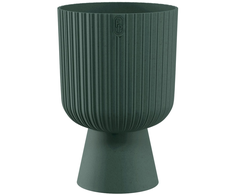 FORM PLASTIC Gėlių vazonas "Keli Mika" 14 cm, "Eco Wood", žalias