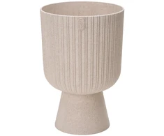 Vazonas FORM PLASTIC Keli Mika Eco Wood 18cm Baltas