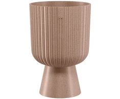 Vazonas FORM PLASTIC Keli Mika Eco Wood 18cm Rudas