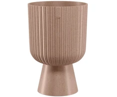 Vazonas FORM PLASTIC Keli Mika Eco Wood 18cm Rudas