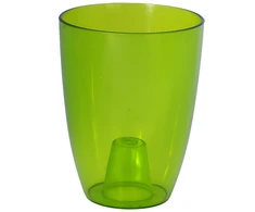 FORM PLASTIC Gėlių vazono forma plastikinė ORCHID 0307T-T02, plastikinė, žalia