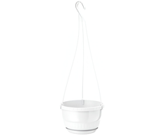 FORM PLASTIC Gėlių vazonas pakabinamas 25cm Europa baltas