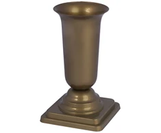 FORM PLASTIC Vaza Dama D13cm/H26.7cm aukso spalvos