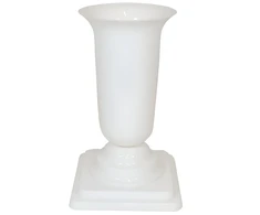 FORM PLASTIC Vaza Dama D13cm/H26.7cm balta