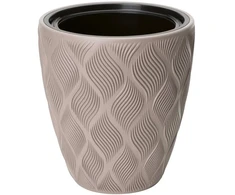 FORM PLASTIC Gėlių vazonas Srautas 30cm 15,5L, Rudas