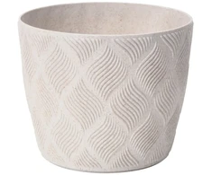 FORM PLASTIC Vazonas Flow Petit Eco, 17 cm, Baltas