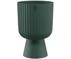 Vazonas FORM PLASTIC Keli Mika Eco Wood 18cm Žalias