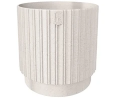FORM PLASTIC Puķu pods Mika Cyli 22cm, Eco Wood balts