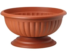 FORM PLASTIC Vazonas žemas Grace 30cm, terakotinis