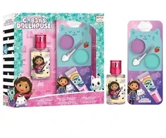 EP Line Kvapai vaikams Dětské parfémy Gabby's Dolls House dovanų rinkinys EDT 30 ml, lūpų blizgis ir akių šešėliai