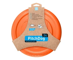 Skraidantis diskas PitchDog Waudog 24 cm, oranžinis