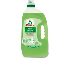 Indų plovimo priemonė FROSCH, citrinos kvapo, 5000 ml