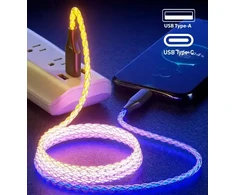 Fusion Accessories LED USB-C - USB-C 30W , 1M , Juodas