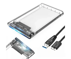Fusion Accessories Fusion 2.5" external HDD enclosure SATA III | USB 3.0 transparent