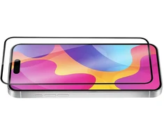 Fusion Accessories Fusion 5D full cover tempered glass for phone iPhone 15 Plus juodas