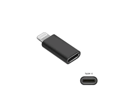 Fusion Accessories Fusion adapteris Type-C | USB-C prie Lightning juodas