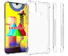 Fusion Accessories "Anti Shock 0.5 mm Silikoninis dėklas Galaxy M31S" Transparent