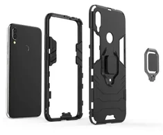 Dėklas Fusion Accessories Fusion Armor Ring Back Case for Xiaomi Redmi Note 13 Pro 4g Juodas