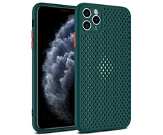Fusion Accessories "Breathe Silikoninis dėklas Apple iPhone 12 Pro Max" Žalias