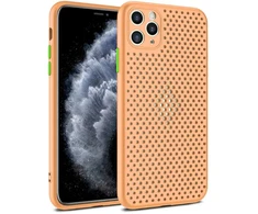 Fusion Accessories "Breathe Silikoninis dėklas Apple iPhone 12 Pro Max" Oranžinis